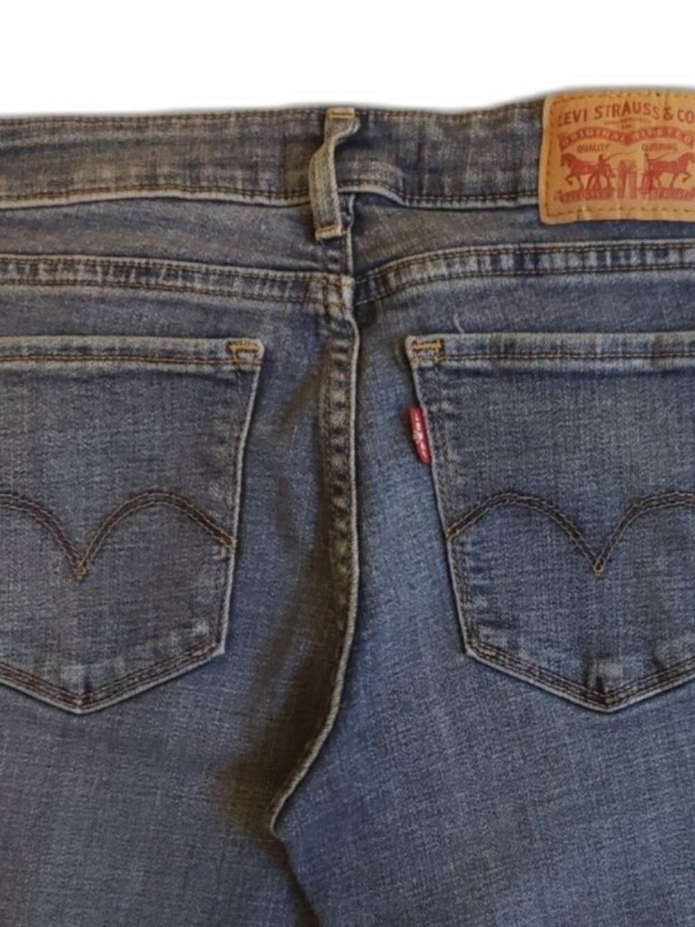 Levi's - Women - 711 Skinny Jeans - Blue - Size 25 - Picture 6 of 8
